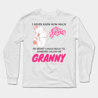 I never knew how much love my heart could hold Long Sleeve T-Shirt